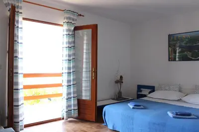 Krevet ili kreveti u jedinici u objektu Seaside secluded apartments Zavala, Hvar - 15357