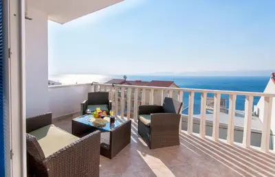 Balkon ili terasa u objektu Apartments with parking space Pisak, Omis - 2827