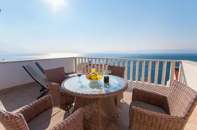 Balkon ili terasa u objektu Apartments with parking space Pisak, Omis - 2827