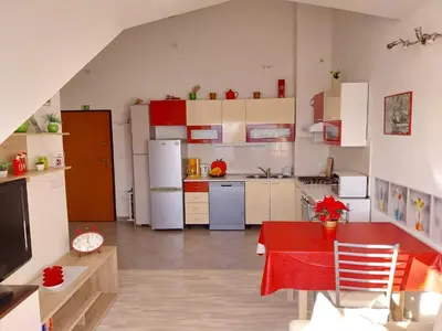 Kuhinja ili čajna kuhinja u objektu Seaview apartment