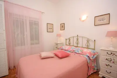 Krevet ili kreveti u jedinici u objektu Apartments by the sea Splitska, Brac - 2865