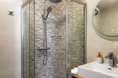 Kupaonica u objektu Apartment Amos with Private Pool
