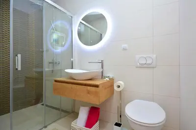 Kupaonica u objektu Apartment Amos with Private Pool