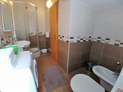 Kupaonica u objektu Penthouse studio with sea view
