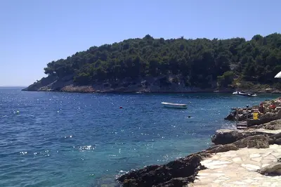 Tlocrt objekta Seaside family friendly house with a swimming pool Cove Osibova, Brac - 2837