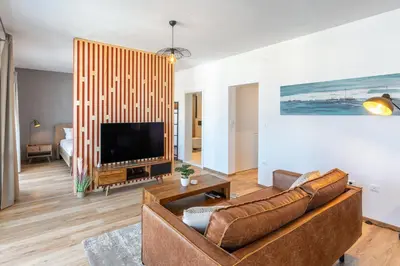 TV i/ili zabavni centar u objektu Apartments Viskovic