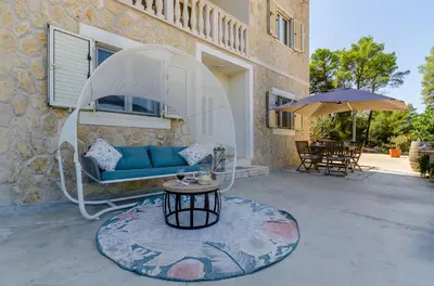 Balkon ili terasa u objektu Apartments Villa Jelka sea view