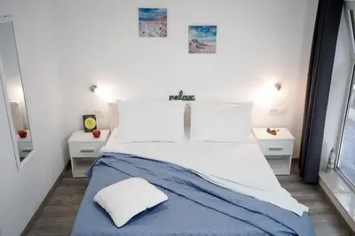Krevet ili kreveti u jedinici u objektu Central Eden - ZF Hvar