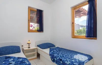 Krevet ili kreveti u jedinici u objektu Apartments by the sea Sutivan, Brac - 15617