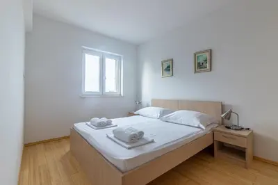Krevet ili kreveti u jedinici u objektu Family-friendly apartments with swimming pool Sutivan, Brac - 15665