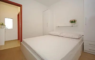 Krevet ili kreveti u jedinici u objektu Apartmani Mila Brela