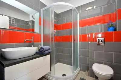 Kupaonica u objektu Sea View Luxury Apartments, ALA DA