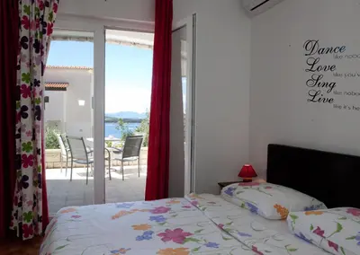 Krevet ili kreveti u jedinici u objektu Villa Marijeta Hvar