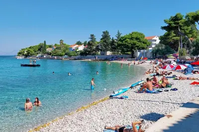 Tlocrt objekta Seaside apartments with a swimming pool Sutivan, Brac - 15502