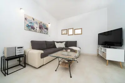 TV i/ili zabavni centar u objektu Apartments Siesta