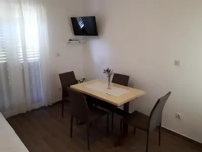TV i/ili zabavni centar u objektu Apartment on the first floor