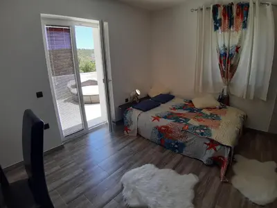 Krevet ili kreveti u jedinici u objektu apartman Marina