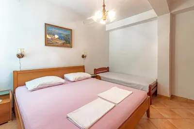 Krevet ili kreveti u jedinici u objektu Apartments and rooms with parking space Hvar - 15706