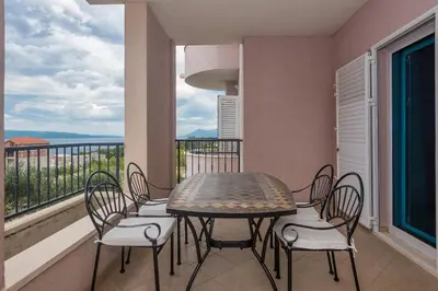 Balkon ili terasa u objektu Apartmani Stella Maris