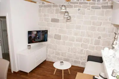 TV i/ili zabavni centar u objektu Luxury Apartment Luka
