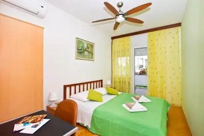 Krevet ili kreveti u jedinici u objektu Apartment Topic near the beach