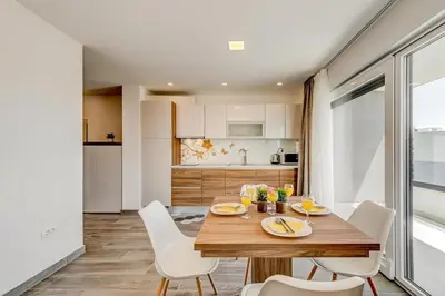 Kuhinja ili čajna kuhinja u objektu Villa Ivo Apartmani