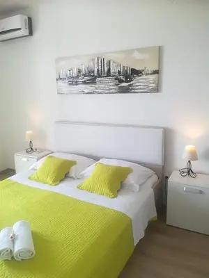 Krevet ili kreveti u jedinici u objektu Hvar De Luxe Apartments