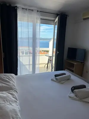Krevet ili kreveti u jedinici u objektu Apartmani Jukanovic