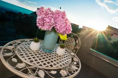 Balkon ili terasa u objektu Sea view luxury studio apartment