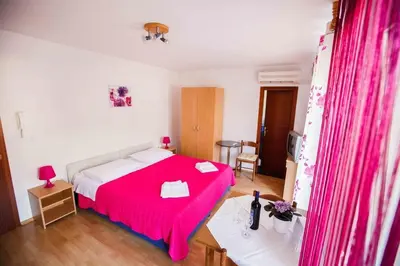 Krevet ili kreveti u jedinici u objektu Apartments with WiFi Hvar - 15506