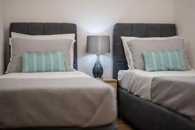 Krevet ili kreveti u jedinici u objektu Holiday Home Greystone