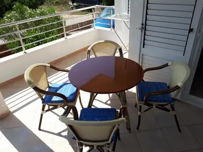 Balkon ili terasa u objektu Apartments Aria