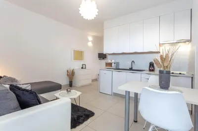 Kuhinja ili čajna kuhinja u objektu Apartments Pera