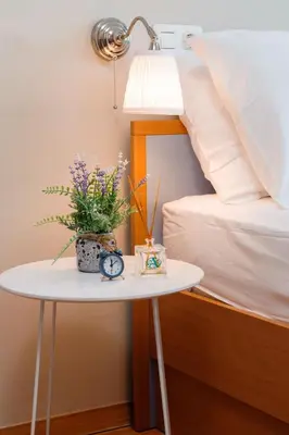 Krevet ili kreveti u jedinici u objektu Lavica Seaside Apartments, Podstrana