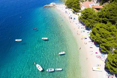 Tlocrt objekta Apartments by the sea Brela, Makarska - 16065