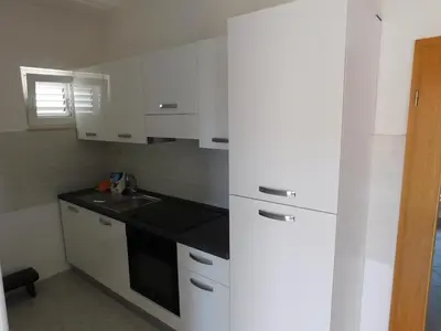 Kuhinja ili čajna kuhinja u objektu Apartment Mršo