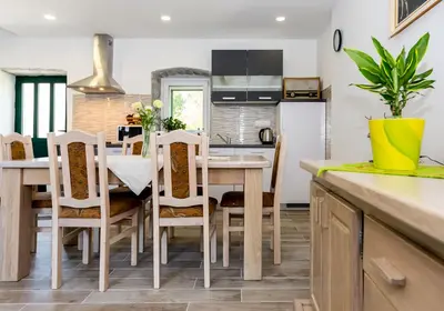Kuhinja ili čajna kuhinja u objektu Apartmani Rebac