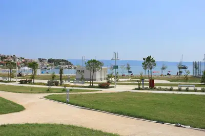Tlocrt objekta Apartments with a parking space Podstrana, Split - 16032