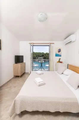 Krevet ili kreveti u jedinici u objektu Villa Jagodna