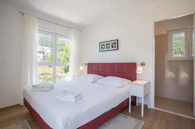 Krevet ili kreveti u jedinici u objektu Villa Blanka for 12 O wnersadvert
