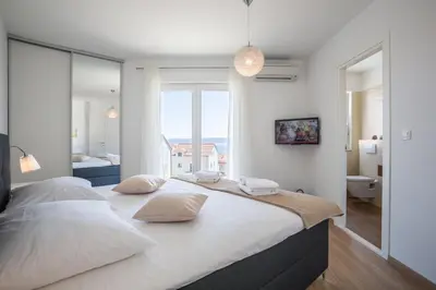 Krevet ili kreveti u jedinici u objektu Villa Blanka for 12 O wnersadvert