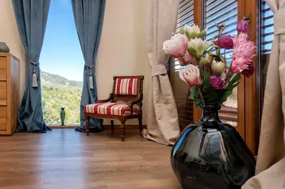 Pogled na planine ili pogled na planine iz vila