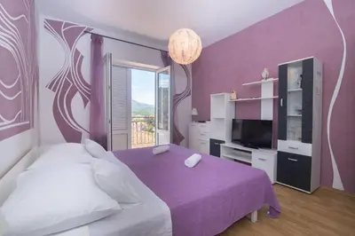 Krevet ili kreveti u jedinici u objektu Apartments Jelka