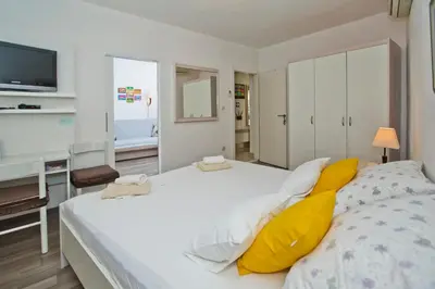 Krevet ili kreveti u jedinici u objektu Apartments Jure