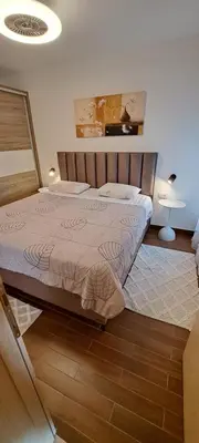Krevet ili kreveti u jedinici u objektu Sweetime Apartment in Podstrana