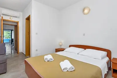 Krevet ili kreveti u jedinici u objektu Apartmani Nikola