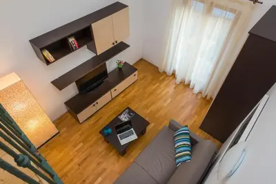 TV i/ili zabavni centar u objektu Apartments Vallum