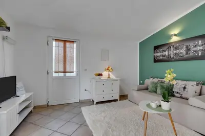 TV i/ili zabavni centar u objektu Apartmani Luna