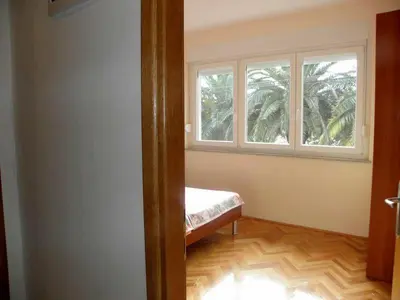 Krevet ili kreveti u jedinici u objektu Apartment in Duce with sea view, balcony, air conditioning, Wi-Fi (4166-3)