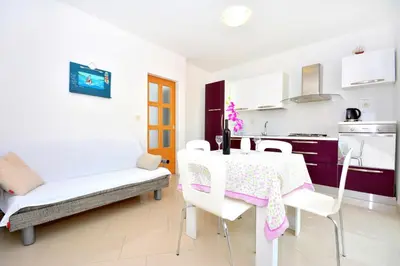 Kuhinja ili čajna kuhinja u objektu Apartments Dida